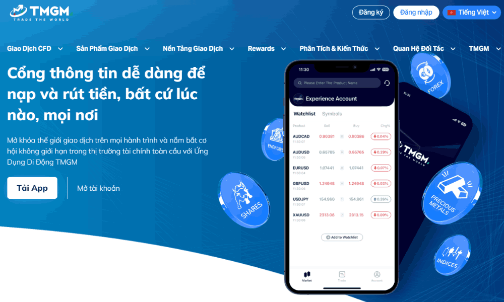 Sàn TMGM có lừa đảo không? Đánh giá chi tiết sàn TMGM năm 2025 5 TMGM App