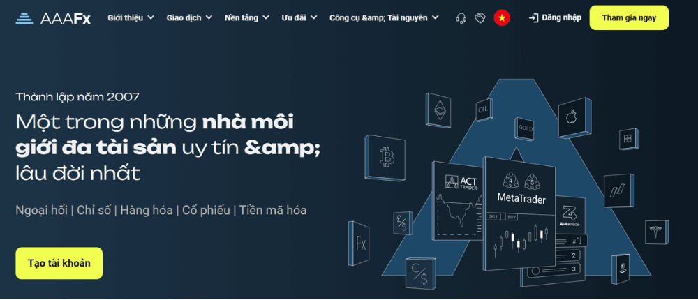 Sàn AAAFx có uy tín không? Đánh giá chi tiết sàn AAAFx năm 2025 2 sàn aaafx là gì