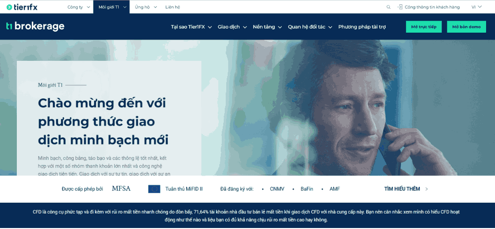 Sàn Tier1FX có uy tín không? Đánh giá sàn Tier1FX năm 2025 2 Sàn Tier1fx là gì