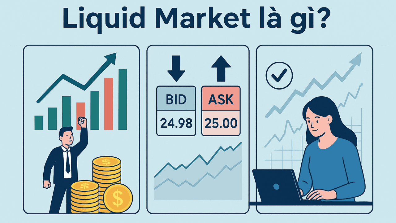 Liquid market là gì? Tại sao thanh khoản lại quan trọng trong Forex? 2 liquid market