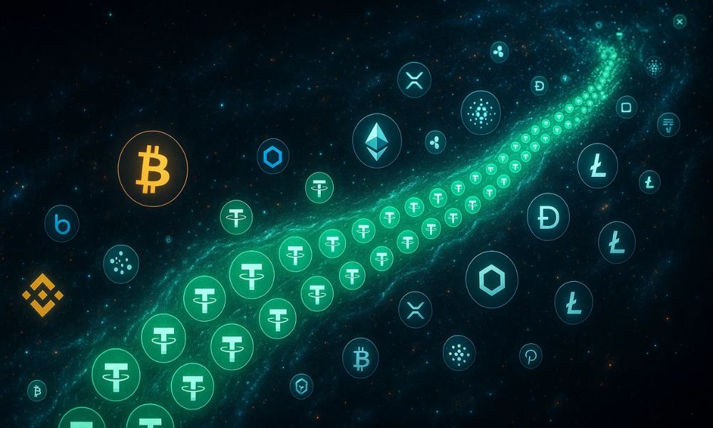 USDT là gì? Đánh giá USDT chi tiết nhất 2025 3 USDT là xương sống thanh khoản của Crypto