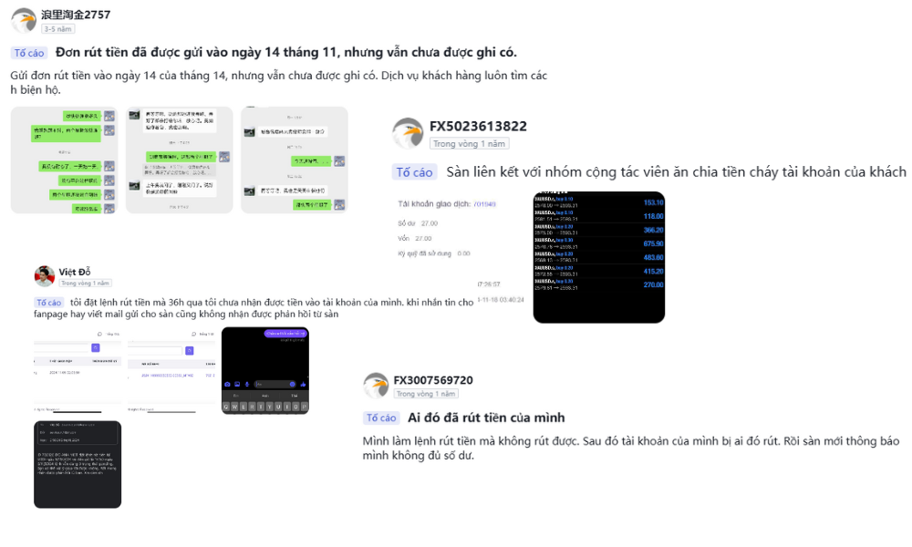 Sàn LION có uy tín không? Đánh giá chi tiết LION Brokers năm 2025 5 Các nhà đầu tư không thể rút tiền từ sàn này