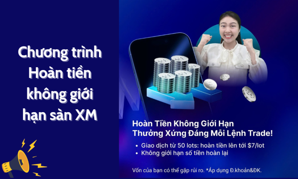 Chương trình Hoàn tiền không giới hạn sàn XM 2 Chương trình Hoàn tiền không giới hạn sàn XM