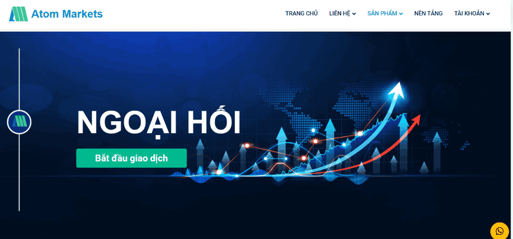 Sàn Atom Markets có uy tín không? Đánh giá chi tiết sàn Atom Markets 3 Danh mục sản phẩm sàn Atom Markets