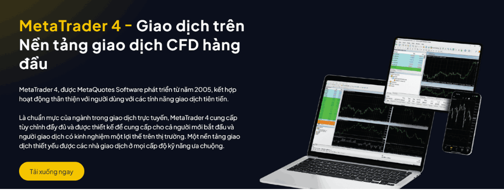Sàn KCM Trade có lừa đảo không? Đánh giá sàn KCM Trade năm 2025 4 Nền tảng MT4 sàn KCM Trade