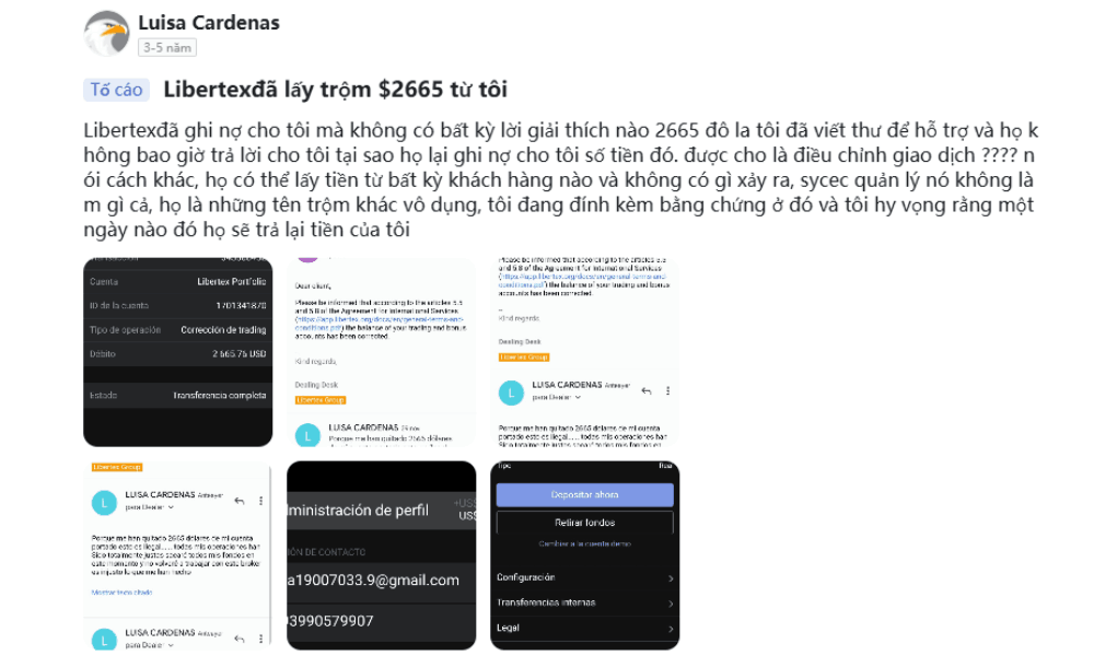 Sàn Forex Club có lừa đảo không? Đánh giá sàn Forex Club năm 2025 4 Tố cáo của nhà đầu tư 1
