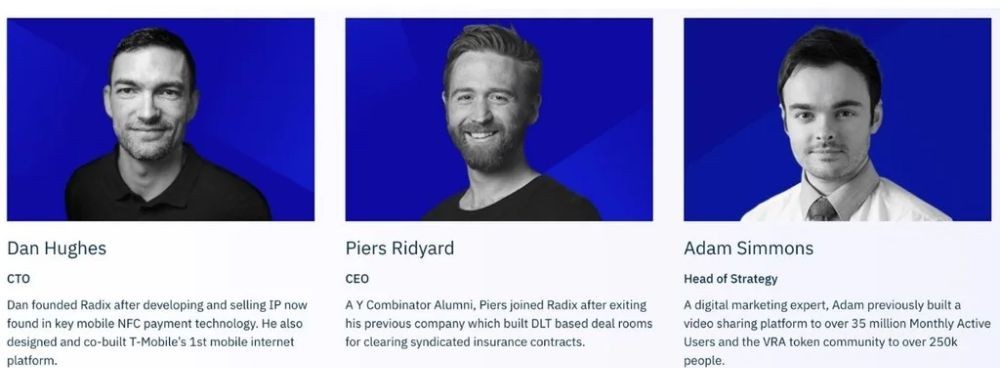 Radix là gì? Đánh giá token XRD mới nhất năm 2025 5 Đội ngũ phát triển của Radix