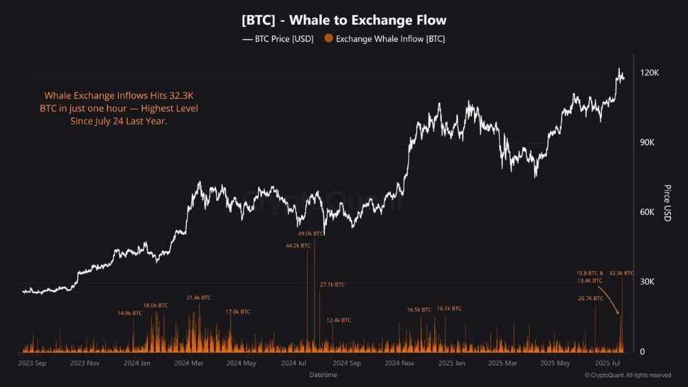 Cá voi Bitcoin đang bán mạnh, mở đường cho “mùa altcoin”? 2 Dòng chảy Bitcoin từ Cá voi đến Sàn giao dịch