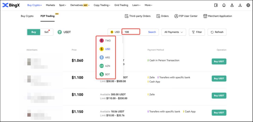 Hướng dẫn chi tiết cách nạp tiền và rút tiền sàn BingX mới nhất 2025 15 giao dịch p2p bingx