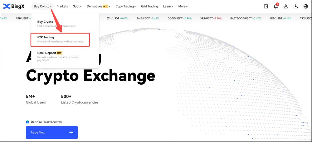 Hướng dẫn chi tiết cách nạp tiền và rút tiền sàn BingX mới nhất 2025 14 giao dịch p2p sàn bingx