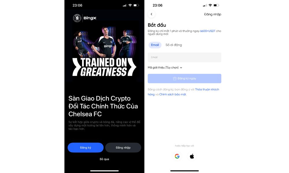Hướng dẫn cách mở tài khoản sàn BingX mới nhất năm 2025 10 Mở tài khoản sàn BingX trên điện thoại