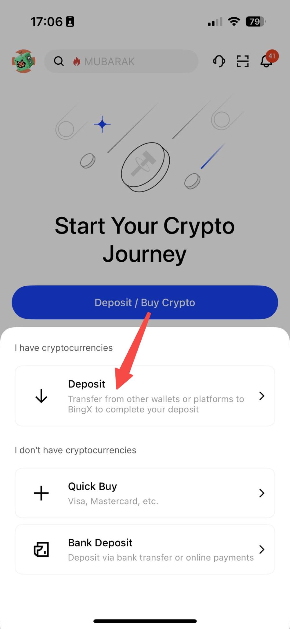 Hướng dẫn chi tiết cách nạp tiền và rút tiền sàn BingX mới nhất 2025 2 nạp tiền bingx qua app