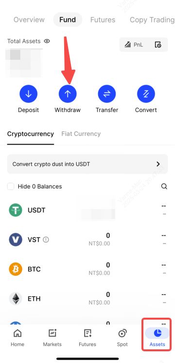 Hướng dẫn chi tiết cách nạp tiền và rút tiền sàn BingX mới nhất 2025 8 rút tiền bingx qua app