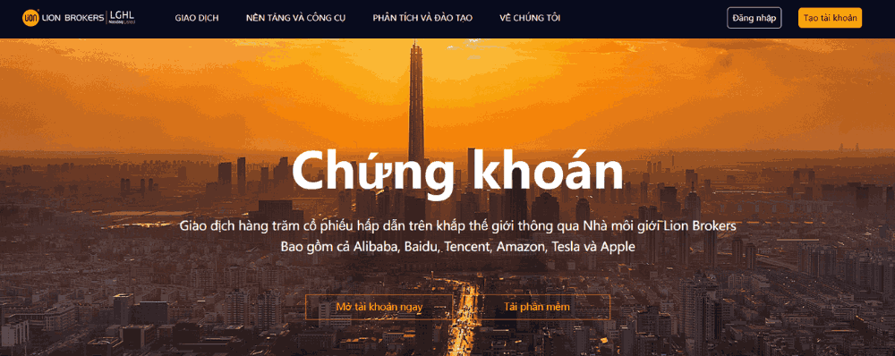 Sàn LION có uy tín không? Đánh giá chi tiết LION Brokers năm 2025 3 sản phẩm giao dịch sàn lion brokers
