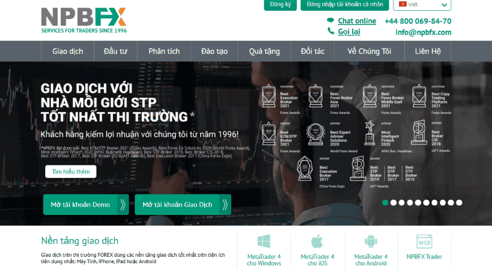 Sàn NPBFX có lừa đảo không? Đánh giá chi tiết sàn NPBFX năm 2025 2 tổng quan sàn npbfx