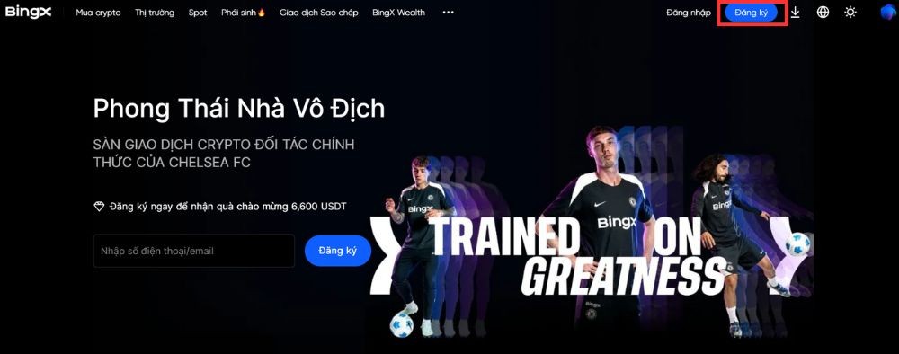 Hướng dẫn cách mở tài khoản sàn BingX mới nhất năm 2025 2 Mở tài khoản BingX trên máy tính