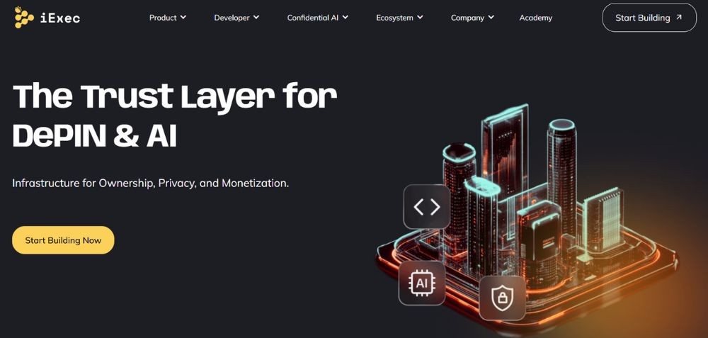 iExec RLC là gì? Đánh giá RLC mới nhất năm 2025 2 Website iExec
