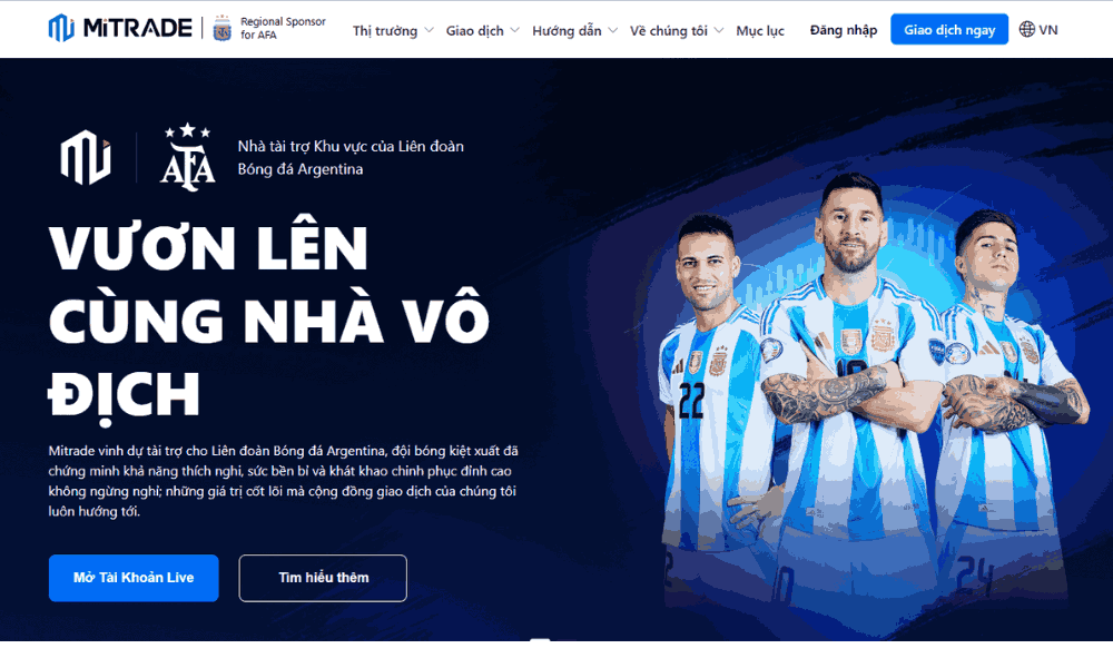 Hướng dẫn các bước mở tài khoản sàn MiTrade đơn giản 2 Bước 1 Truy cập vào Website sàn MiTrade