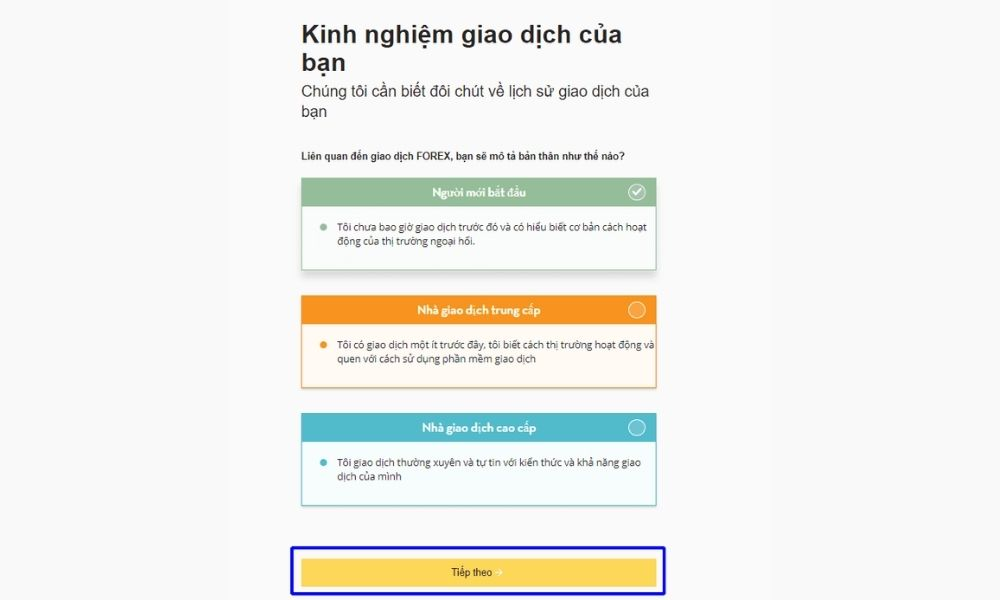 Hướng dẫn chi tiết cách mở tài khoản sàn Axi cho người mới 5 Lựa chọn kinh nghiệm giao dịch