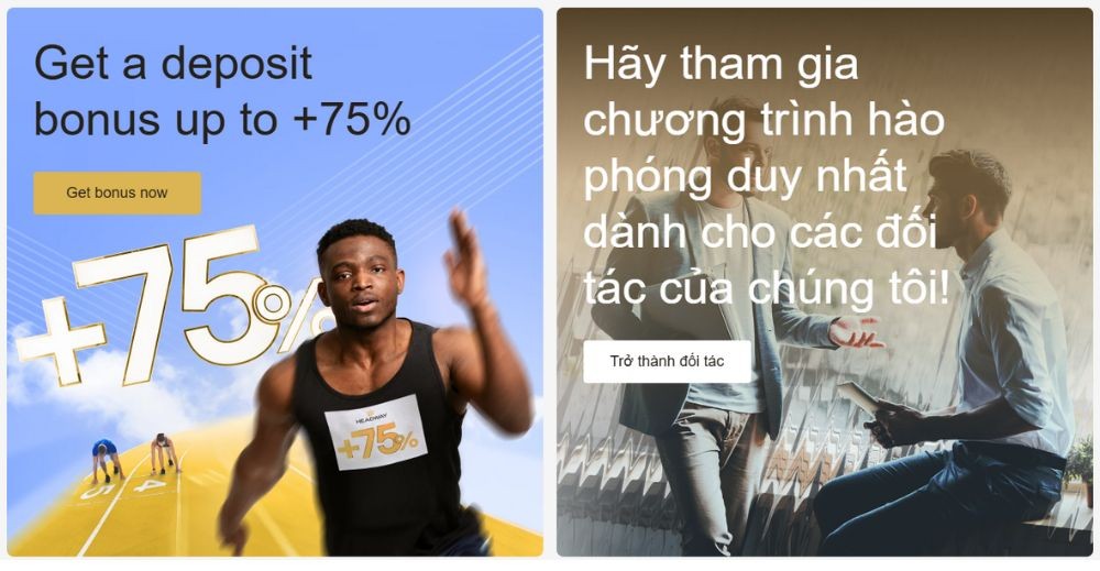Sàn Headway có uy tín không? Đánh giá sàn năm 2025 3 Các chương trình tại sàn Headway