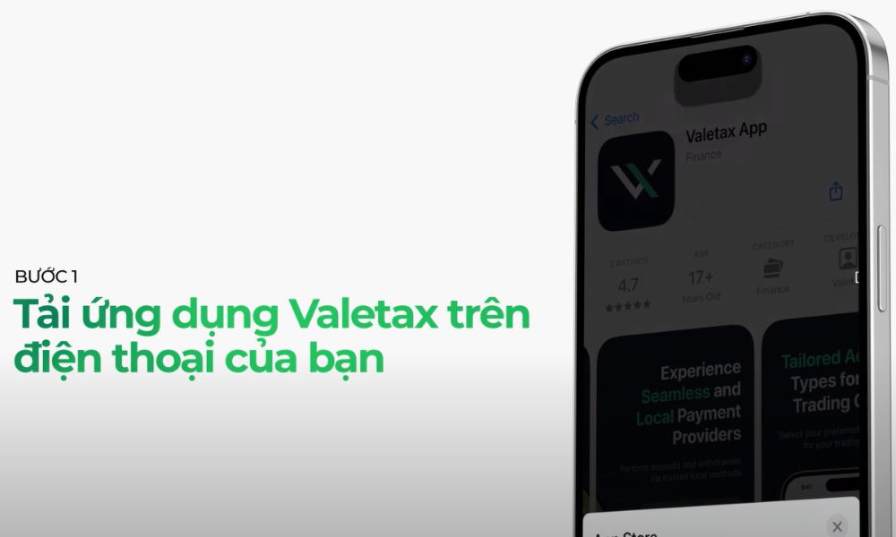 Hướng dẫn cách mở tài khoản sàn Valetax mới nhất 2025 2 Tải ứng dụng Valetax