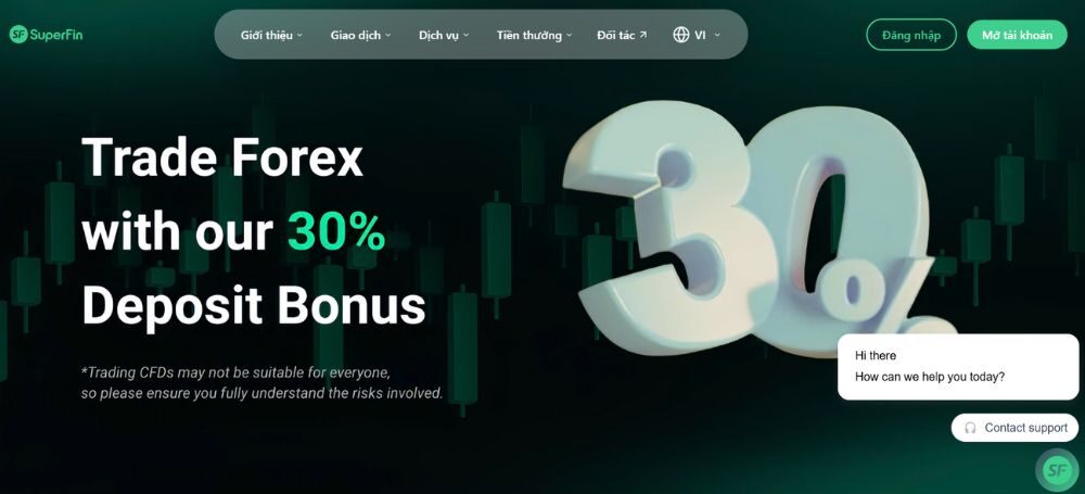 Sàn Superfin có lừa đảo không? Đánh giá chi tiết sàn 2025 2 tổng quan sàn superfin