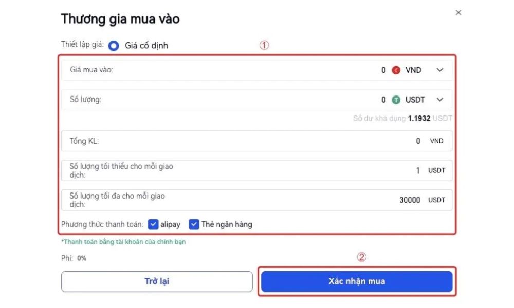 Hướng dẫn cách nạp tiền vào sàn Gate.io chi tiết năm 2025 11 Chi tiết thông tin giao dịch