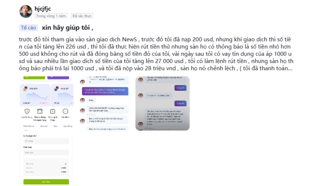 Sàn NEWS có lừa đảo không? Đánh giá chi tiết sàn NEWS 2025 4 Dấu hiệu sàn NEWS scam