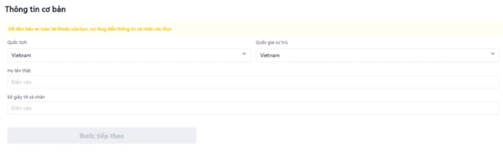 Hướng dẫn chi tiết cách mở tài khoản sàn Gate.io năm 2025 5 KYC 1 – Xác minh cơ bản