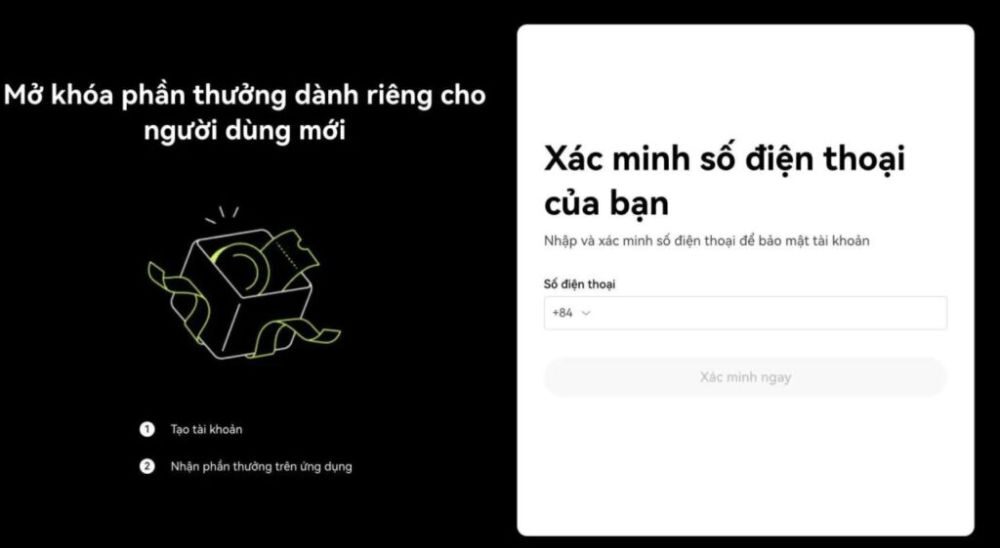 Hướng dẫn chi tiết cách đăng ký tài khoản sàn OKX đơn giản 5 Xác minh số điện thoại