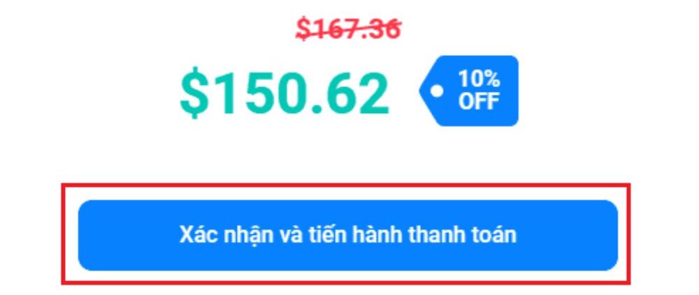 Hướng dẫn chi tiết cách mở tài khoản sàn FTMO 8 Xác nhận thanh toán