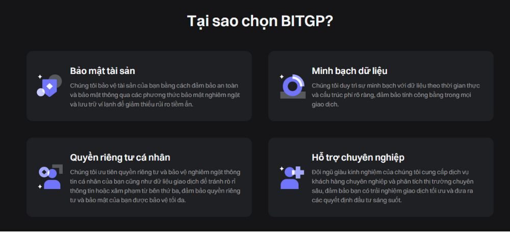 Sàn BitGP có uy tín không? Đánh giá chi tiết sàn năm 2025 4 ưu điểm nổi bật sàn bitgp