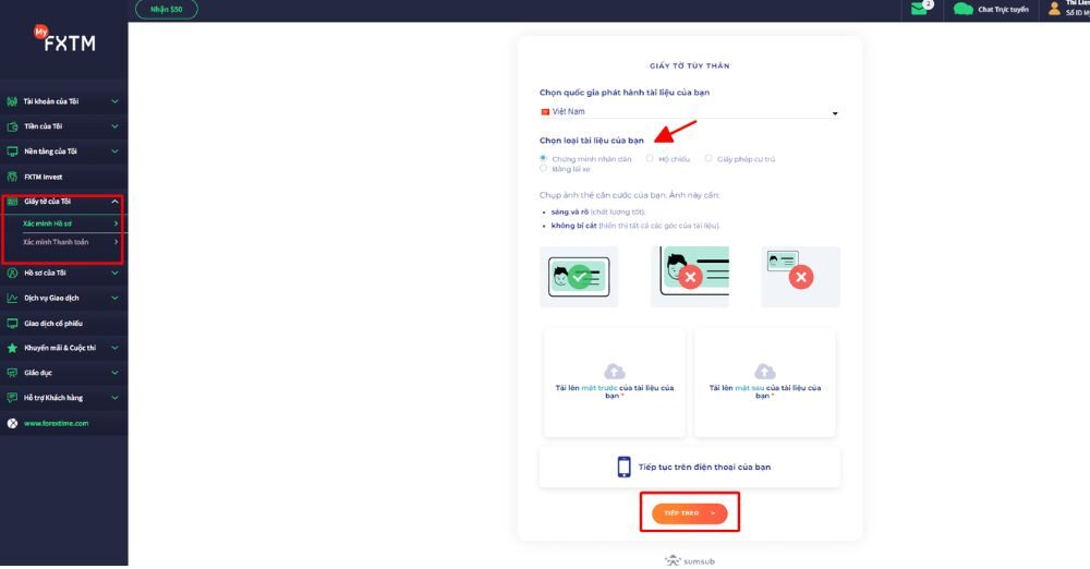 Hướng dẫn chi tiết cách mở tài khoản sàn FXTM năm 2025 7 xác minh danh tính