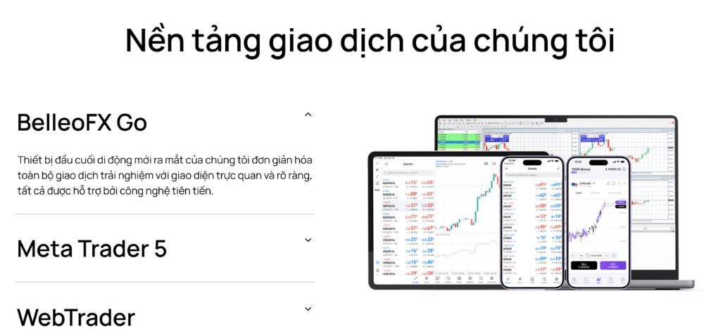 Sàn BelleoFX có lừa đảo không? Đánh giá chi tiết sàn năm 2025 4 các nền tảng giao dịch sàn belleofx