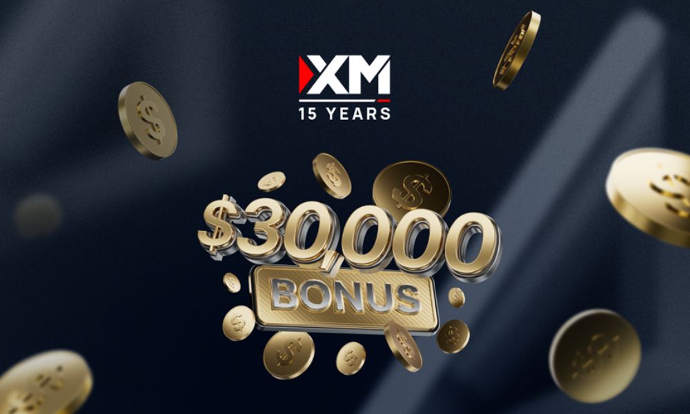 Thưởng nạp tiền lên đến $30.000 kỷ niệm 15 năm tại sàn XM 1 chương trình kỷ niệm 15 năm tại sàn xm