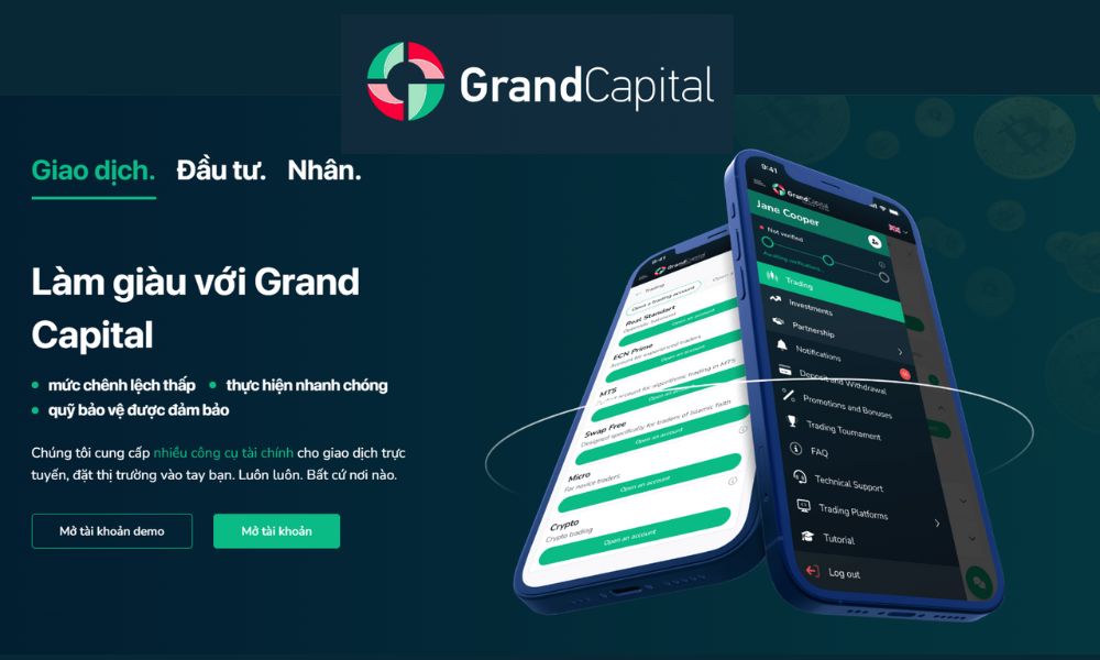 Sàn Grand Capital có uy tín không? Đánh giá sàn năm 2025 1 đánh giá sàn grand capital