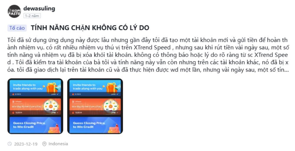 Sàn Xtrend Speed có uy tín không? Đánh giá chi tiết sàn 2025 5 dấu hiệu scam của sàn xtrend speed