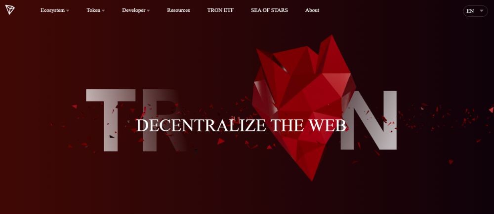 Giao diện của TRON