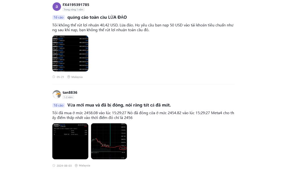 Sàn Vonway có lừa đảo không? Đánh giá chi tiết sàn 2025 5 một số trường hợp bị scam khác