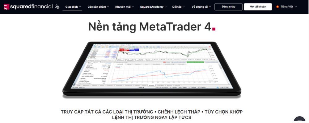 Sàn Squared financial có uy tín không? Đánh giá chi tiết sàn 4 nền tảng giao dịch mt4 tại sàn squared financial