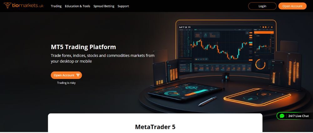 Sàn TIO Markets có lừa đảo không? Đánh giá chi tiết sàn 2025 4 nền tảng giao dịch mt5 trên sàn tio markets
