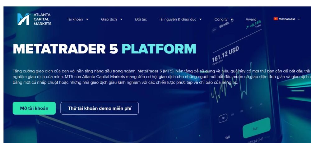Sàn Atlanta Capital Markets có uy tín không? Đánh giá sàn 2 nền tảng mt5 sàn atlanta capital markets