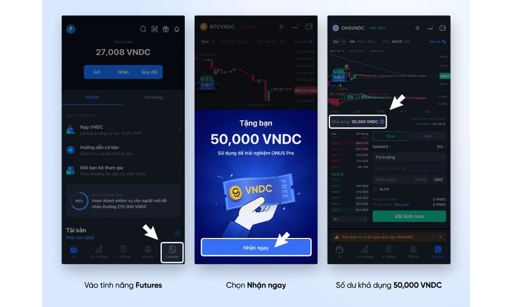 Hướng dẫn đăng ký tài khoản sàn Onus mới nhất 2025 5 Nhận thưởng đăng ký