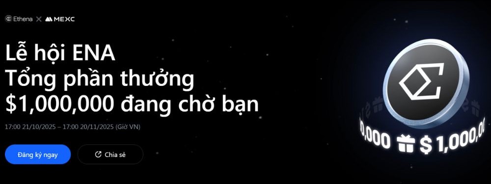 Tham gia ENA Extravaganza nhận thưởng lên đến $1,000,000! 2 Sự kiện ENA Extravaganza