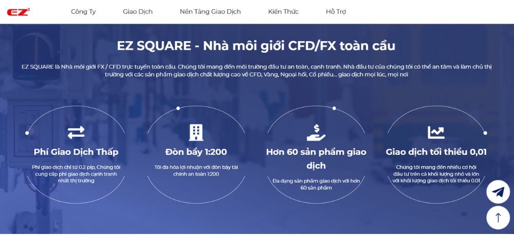 Sàn EZ Square có uy tín không? Đánh giá chi tiết sàn này 2 tổng quan về sàn ez square