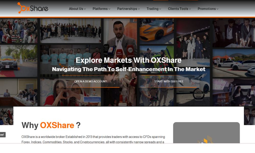 Sàn OXShare có lừa đảo không? Đánh giá chi tiết sàn 2025 2 tổng quan về sàn oxshare