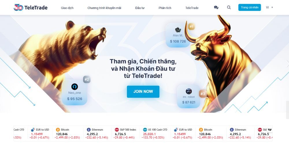 Sàn Teletrade có uy tín không? Đánh giá chi tiết sàn năm 2025 2 tổng quan về sàn teletrade