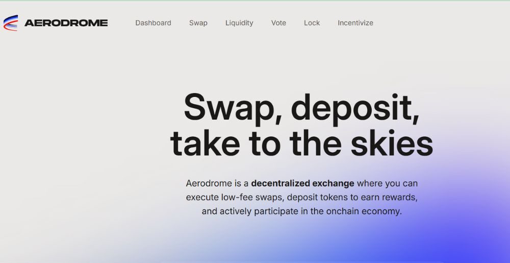 Aerodrome Finance là gì? Đánh giá chi tiết DEX top 1 trên hệ Base 2 Aerodrome Finance là một sàn giao dịch phi tập trung sử dụng cơ chế tạo lập thị trường tự động