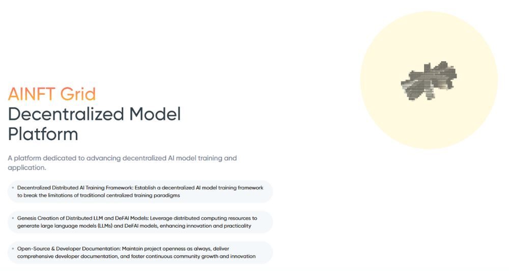 AINFT là gì? Đánh giá chi tiết dự án AI x NFT trên hệ TRON 2026 3 AINFT Grid