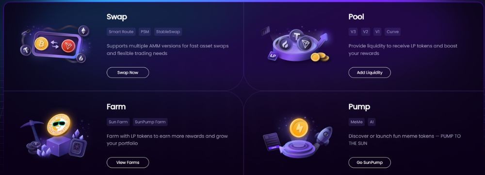 Các sản phẩm của Sun